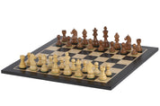 Set di scacchi da torneo n. 5 - scacchiera da 50 mm + Scacchi Tedeschi Re (9 cm)
