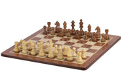 Set di scacchi Ettore - Caselle 58x58 mm + Scacchi Tedeschi (Re 9,5 cm)
