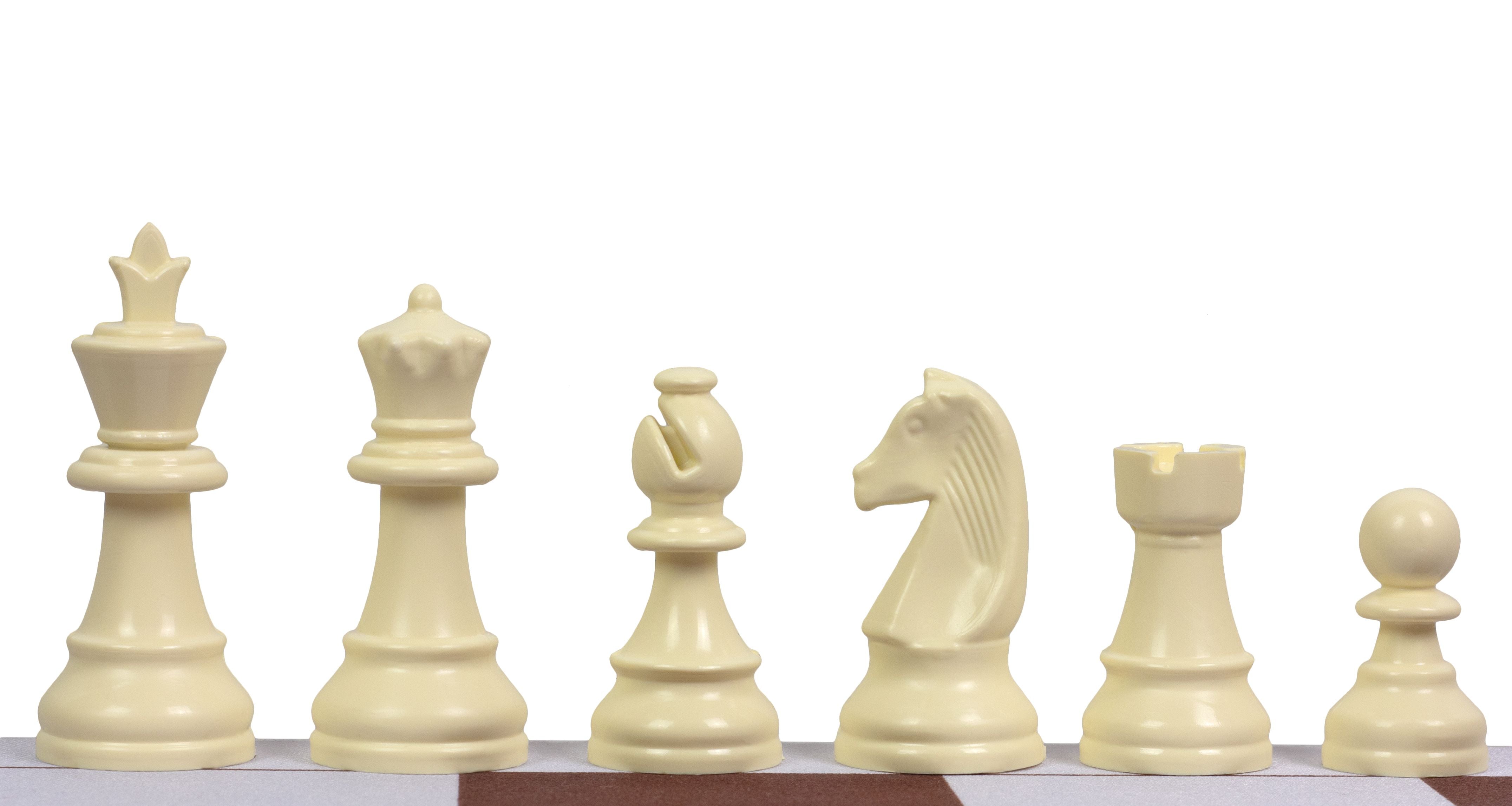 Scacchi Staunton n.3, plastica (Re 65 mm) - 80856a1e6e1550ef39af69e642fc72fc