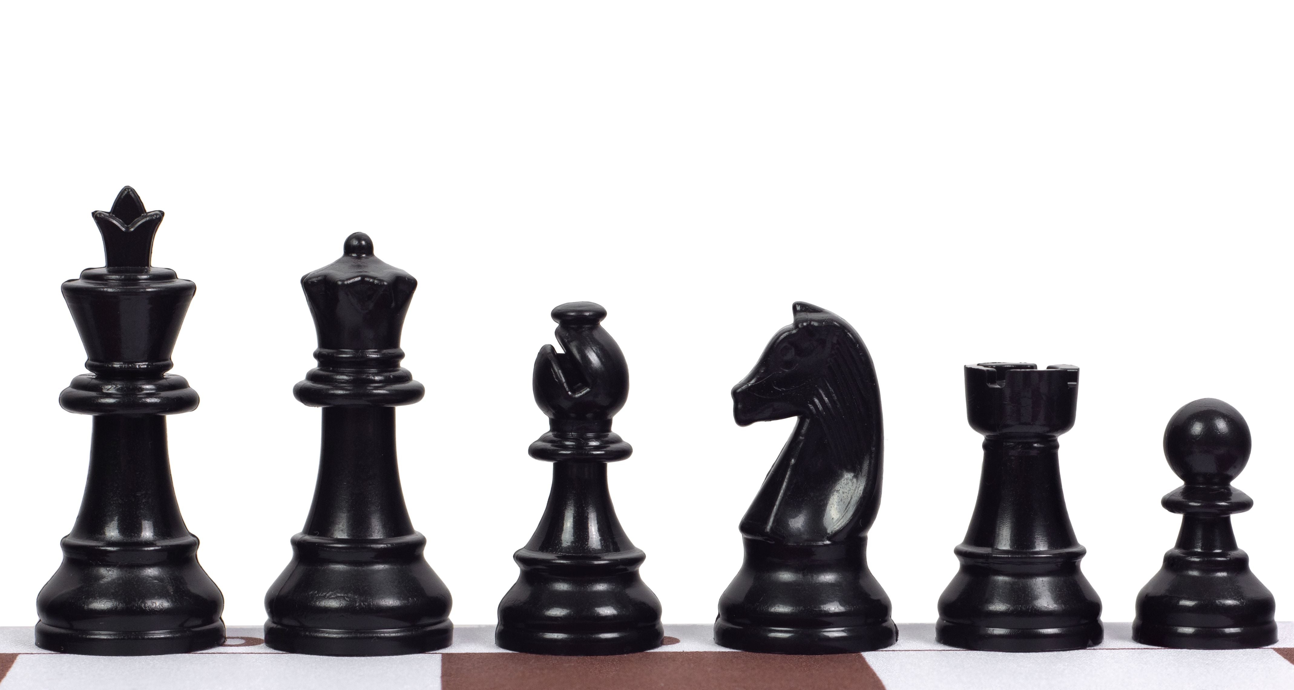 Scacchi Staunton n.3, plastica (Re 65 mm) - 046294cf75fc30e58d78de112da61b63