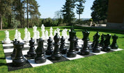 Set di scacchi da esterno/giardino (re 64 cm) - figure + scacchiera in plastica