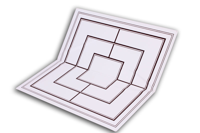 Scacchi bifacciali in plastica + scacchiera, (40x40cm), pieghevole, bianco e marrone - 6df78ccc5c41b26defb74aff14b5ae42