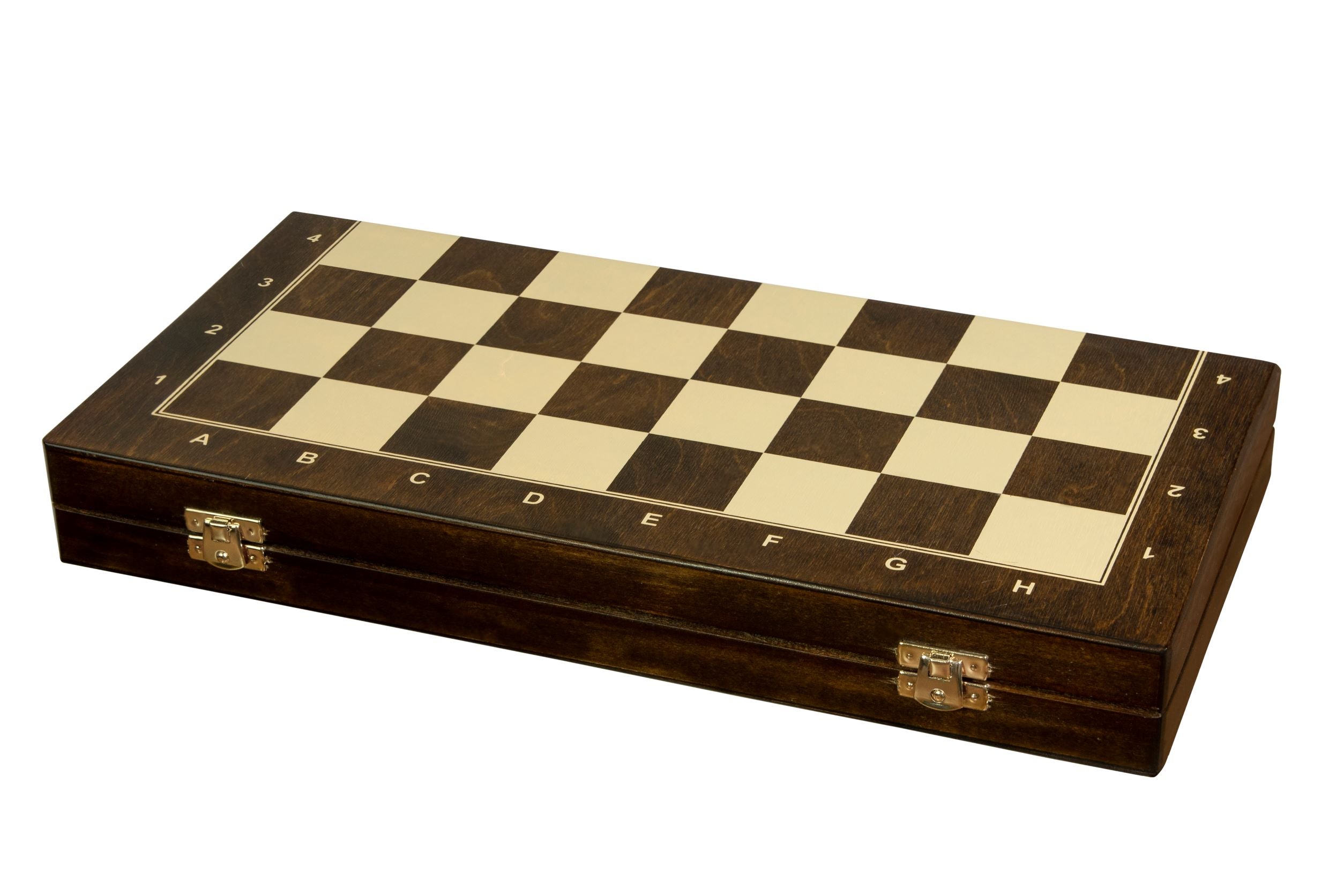 Scacchiera/Custodia per scacchi in legno con inserto (40 x 40 cm) - Scacchiera/Custodia per scacchi in legno con inserto (40 x 40 cm)