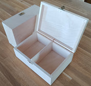 SCATOLA IN LEGNO PER PEZZI DA SCACCHI STAUNTON N. 6 - legno grezzo
