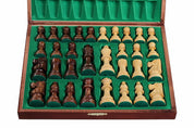 STAUNTON Lux n. 5 SET MARRONE FRANCESE ACACIA