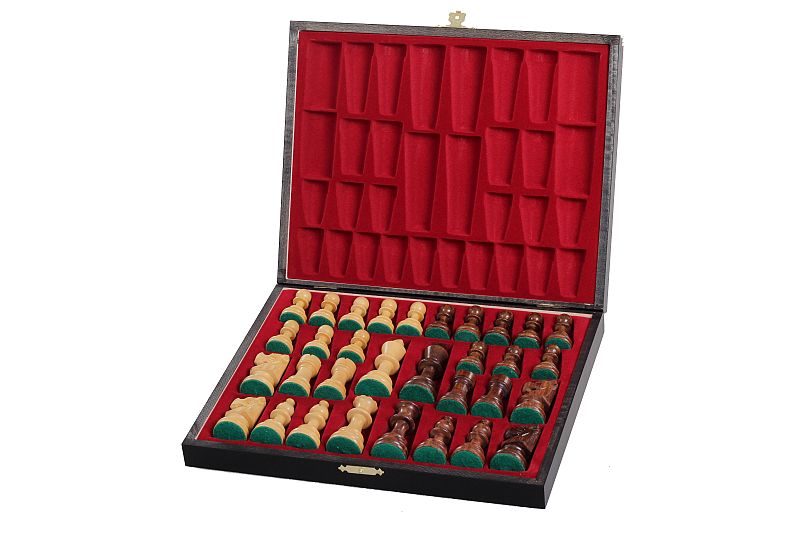 STAUNTON Lux n. 5 SET FRANCESE EBONIZZATO NERO - STAUNTON Lux n. 5 SET FRANCESE EBONIZZATO NERO