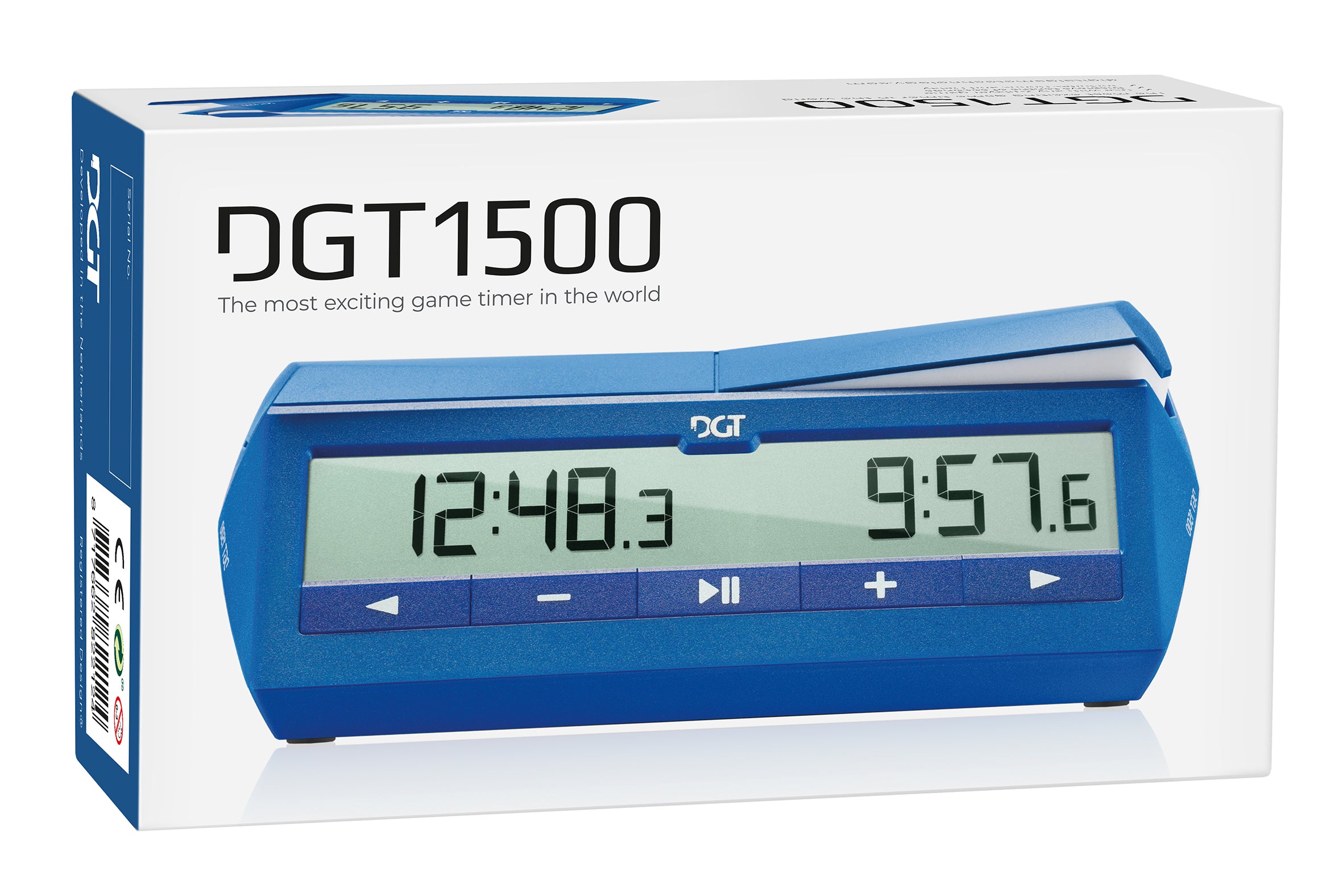 DGT Orologio per scacchi 1500 Blu - DGT Orologio per scacchi 1500 Blu