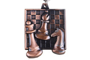 Medaglia quadrata di scacchi - bronzo