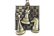 Medaglia quadrata di scacchi - oro