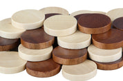 Pedine di legno (pietre) per 100 pedine da campo