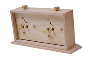 Orologio in legno BHB con supporto - grande e luminoso