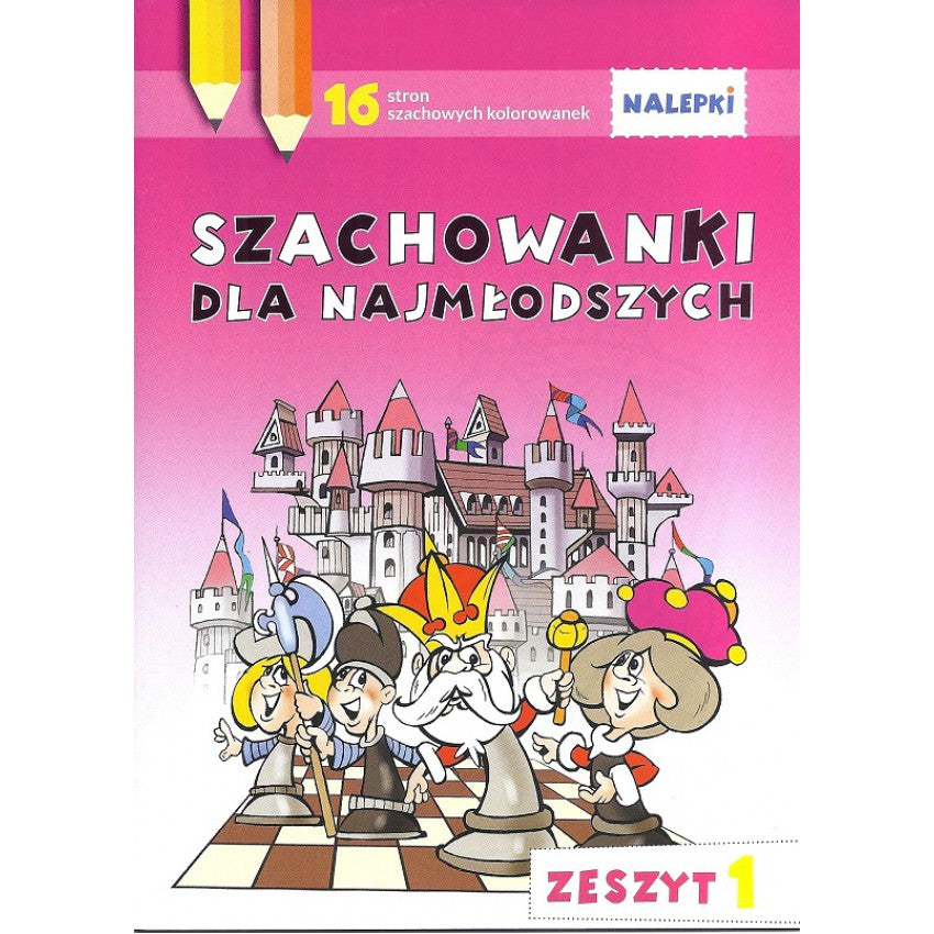 Chess books for the youngest - colouring books with stickers - 041023cab268792ab35f4c4e1c1f73a1