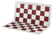 Scacchiera pieghevole in plastica n. 6, bianca e rossa