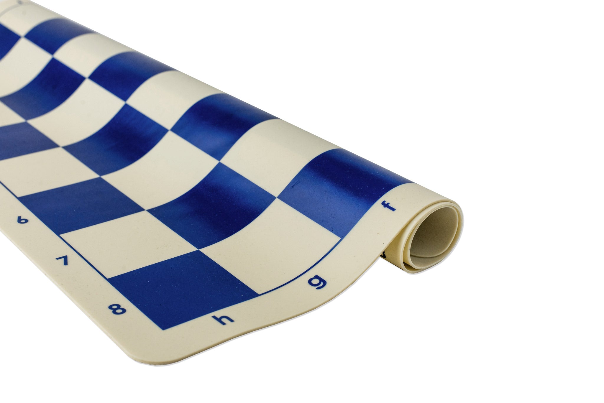 Scacchiera in silicone n. 6, bianca e blu - Scacchiera in silicone n. 6, bianca e blu
