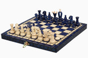 Scacchi Elegant - Piccolo (colore Blu)