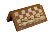 Scacchi MAGNETICI pieghevoli 31x31cm (mogano/acero)