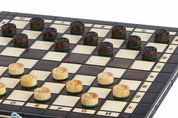 Scacchi + Dama Piccola, 2 Giochi in 1 (Ciliegia)