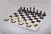 Set Scuola Scacchi 2 (10x scacchiere pieghevoli in plastica con Pezzi in plastica + 1 scacchiera dimostrativa)