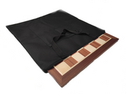 Borsa per scacchiera in legno con campi da 40 a 50 mm (tasca per le figure)