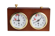 Orologio in legno BHB senza supporto - Mogano (Piccolo)