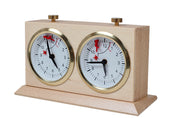 Orologio in legno BHB con supporto - grande e luminoso