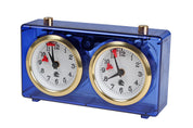 CLASSIC piccolo orologio in plastica, blu trasparente