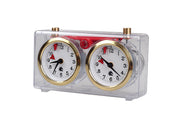 Orologio analogico a scacchi CLASSIC CLEAR