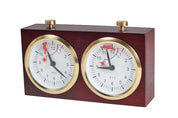 Orologio a scacchi in legno BHB senza supporto - Mogano (Grande)