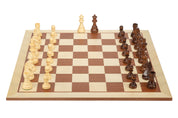 Juego de ajedrez «German» | Rey de 98 mm | Casilla de 58 mm | De madera