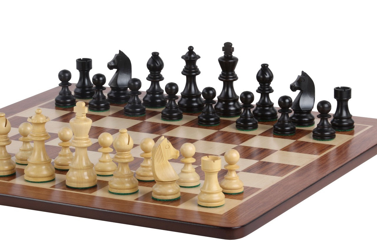 Set di scacchi Poseidone - Scacchiera (caselle 50x50 mm), Scacchi (Re 90 mm) - Set di scacchi Poseidone - Scacchiera (caselle 50x50 mm), Scacchi (Re 90 mm)