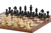 Set di scacchi Andromeda - scacchiera (caselle 58x58 mm), Scacchi (Re 96 mm)