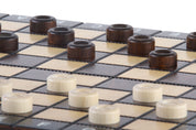 3 Giochi in 1 (28x28cm) - Scacchi + Dama + BACKGAMMON